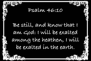 Psalm 46 10 9BW